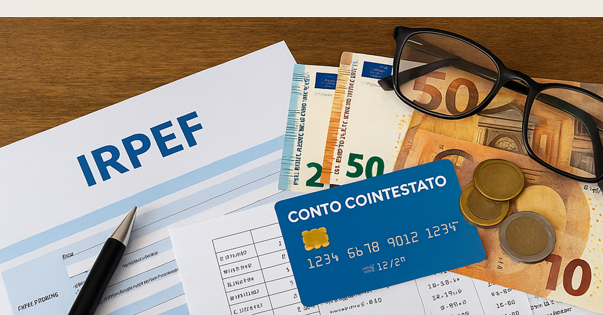 Conto corrente cointestato e rimborso Irpef: come non perdere la detrazione