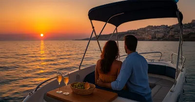 Aperitivo al tramonto in barca: un’esperienza romantica nella costa agrigentina