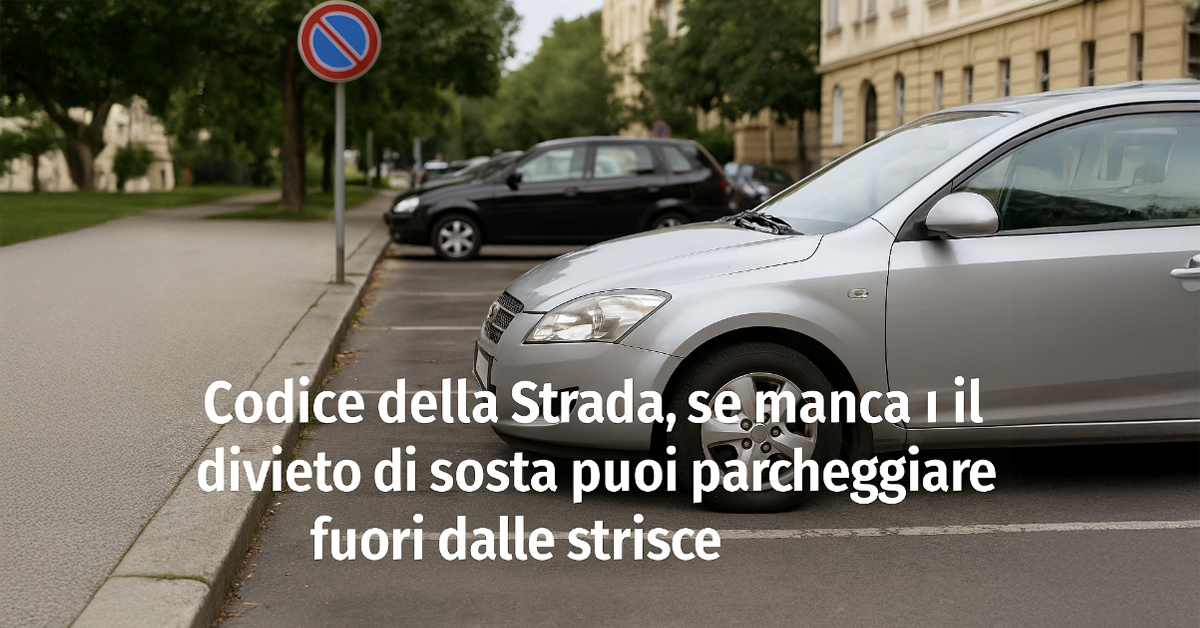 Parcheggiare fuori dalle strisce è consentito? Cosa prevede il Codice della Strada 2025