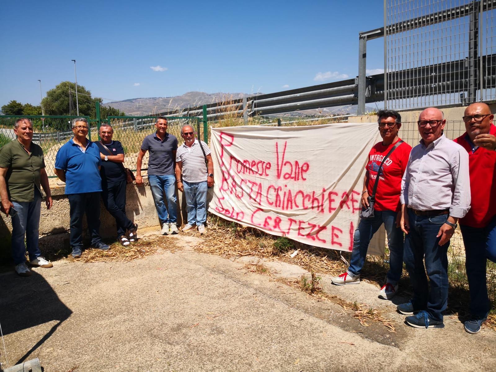 Protesta lavoratori Consorzio di Bonifica Agrigento, incontro  sindacati e direttore Tomasino a Palermo
