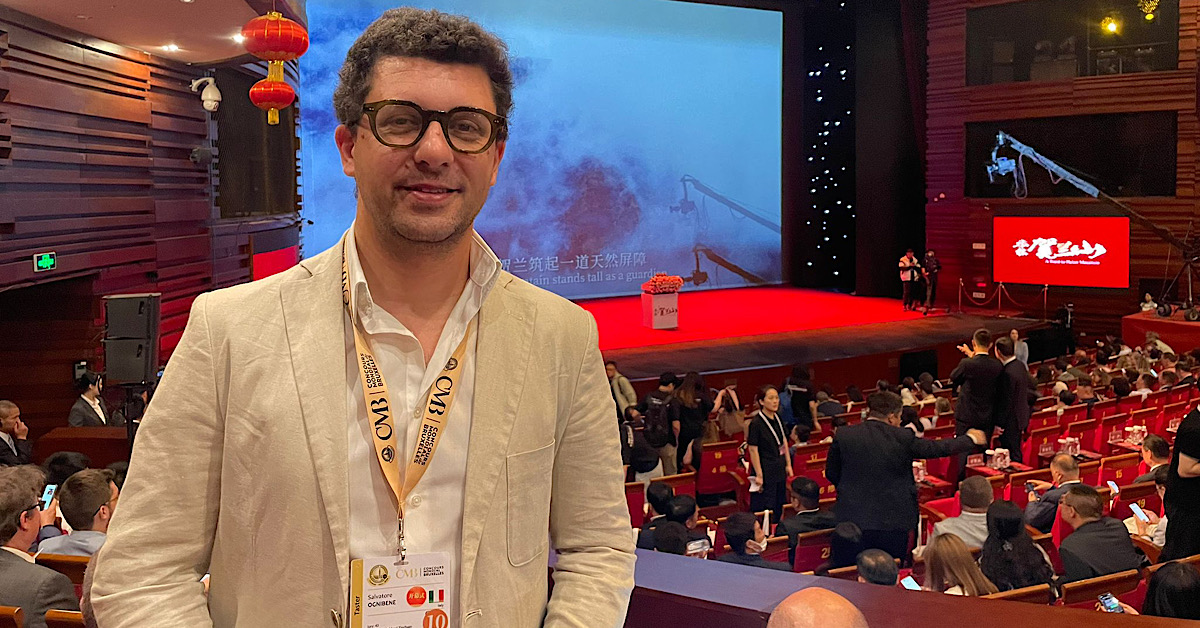 Il menfitano Salvo Ognibene in Cina per il Concours Mondial de Bruxelles