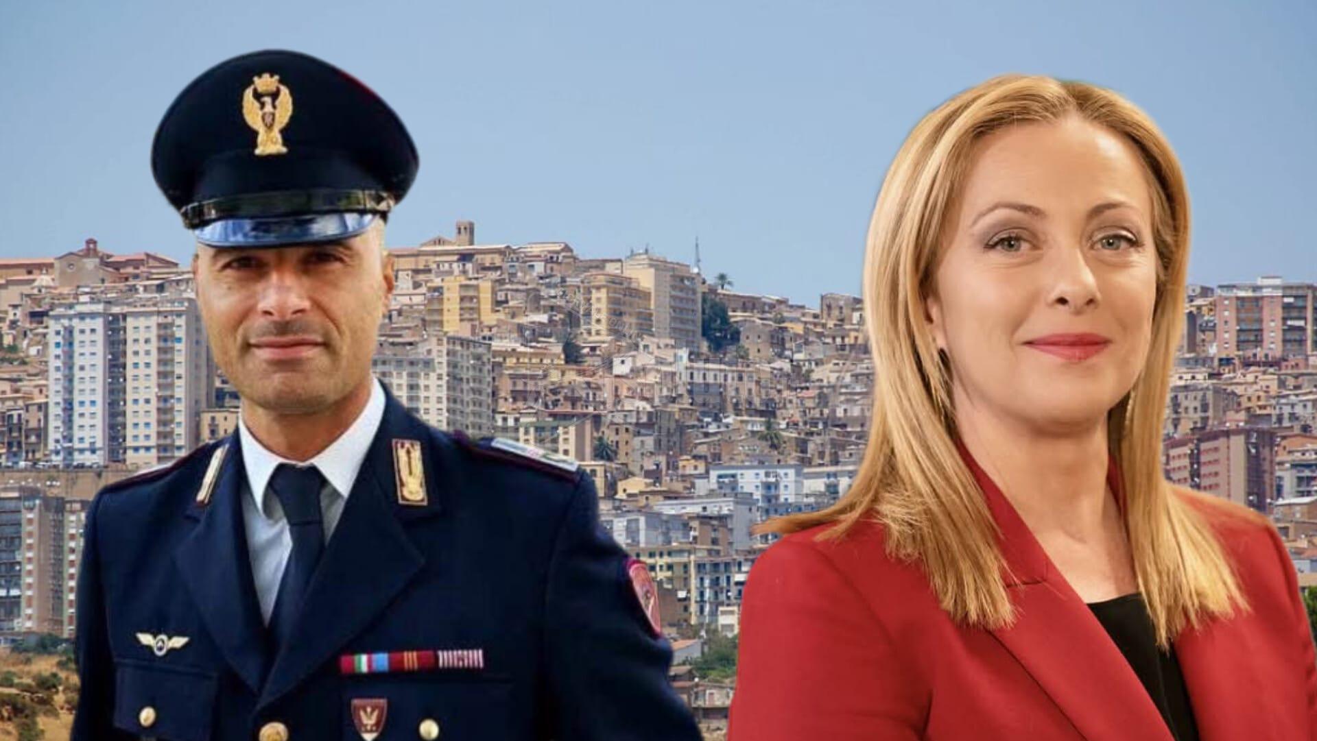 Poliziotto delle Volanti di Agrigento blocca tentativo di suicidio, gli elogi della premier