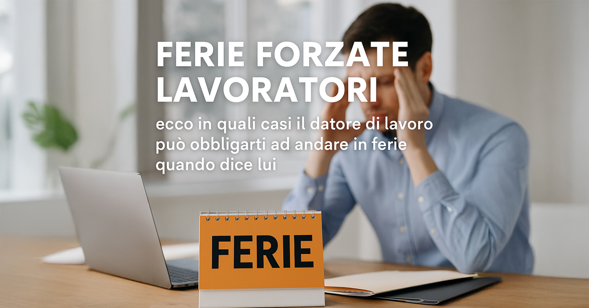 Ferie forzate dei lavoratori: quando il datore di lavoro può imporle e quali sono i limiti di legge