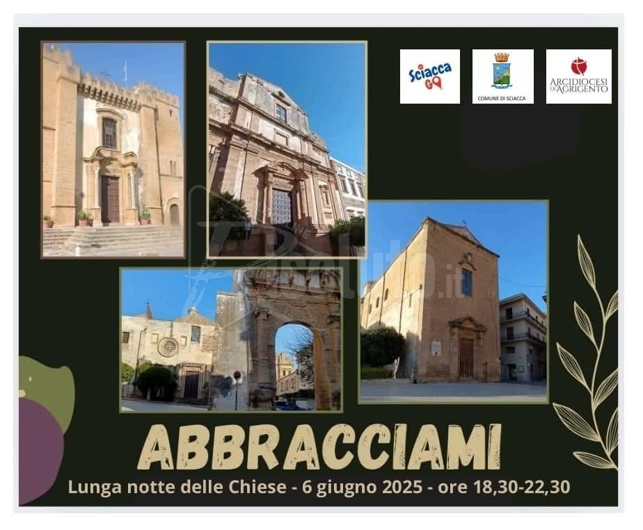 "Lunga notte delle chiese", evento il 6 giugno a Sciacca