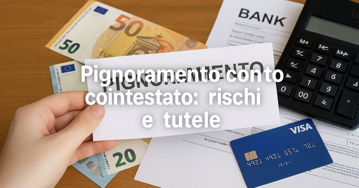 Conto corrente cointestato e pignoramento: cosa succede se il debitore è uno solo? Tutte le regole e i rischi