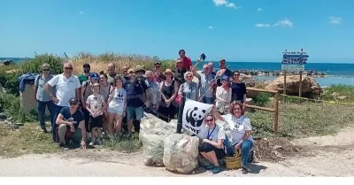 Ripulito il sentiero per la spiaggia di Porto Palo di Menfi