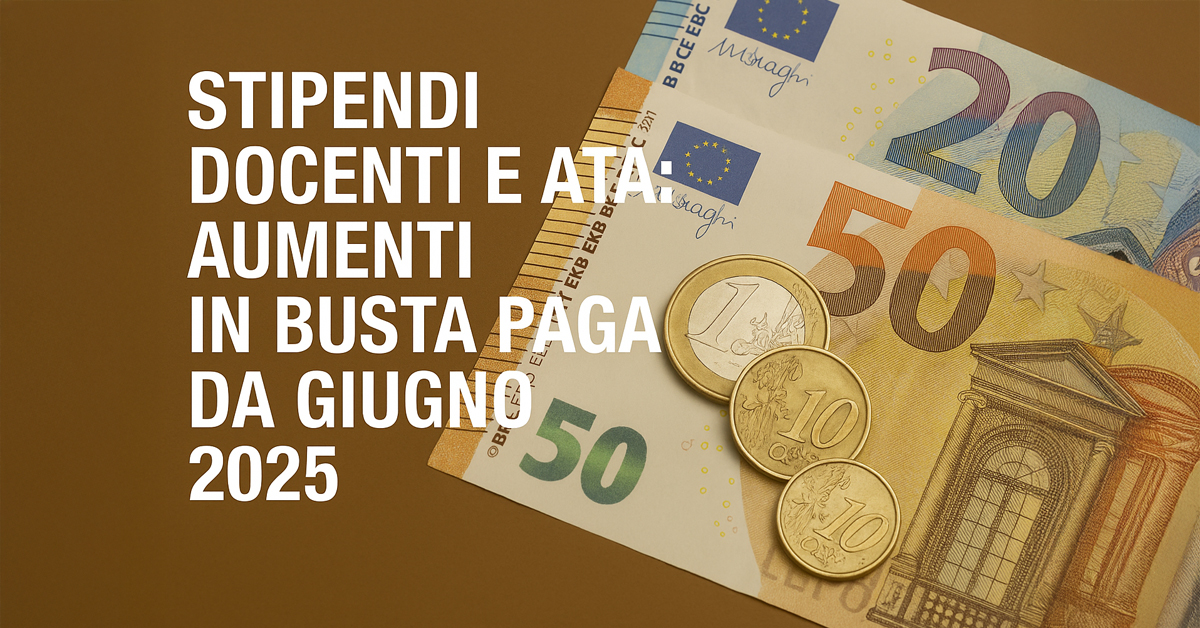 Stipendi docenti e ATA, in arrivo il taglio del cuneo fiscale: bonus e detrazioni fino a 1.000 euro da giugno 2025