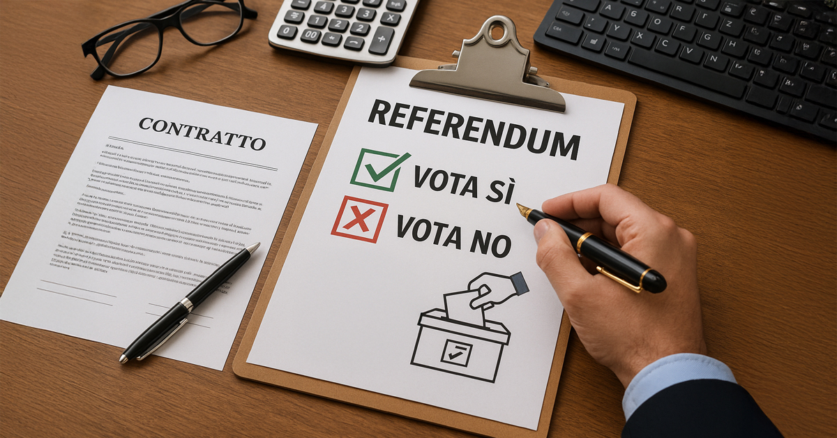 Quesiti sul lavoro: tutto quello che c’è da sapere in vista del referendum dell’8 e 9 giugno