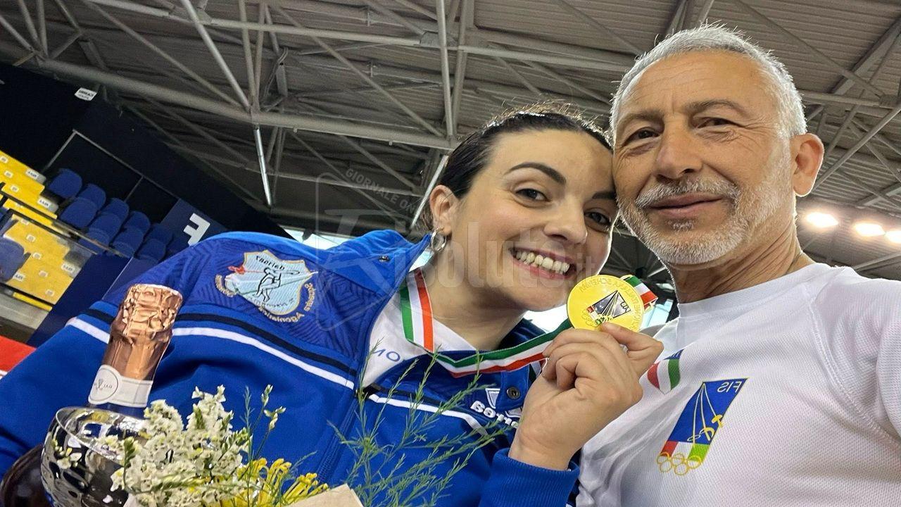 Marina Savona di Sciacca oro ai campionati italiani nella sciabola femminile