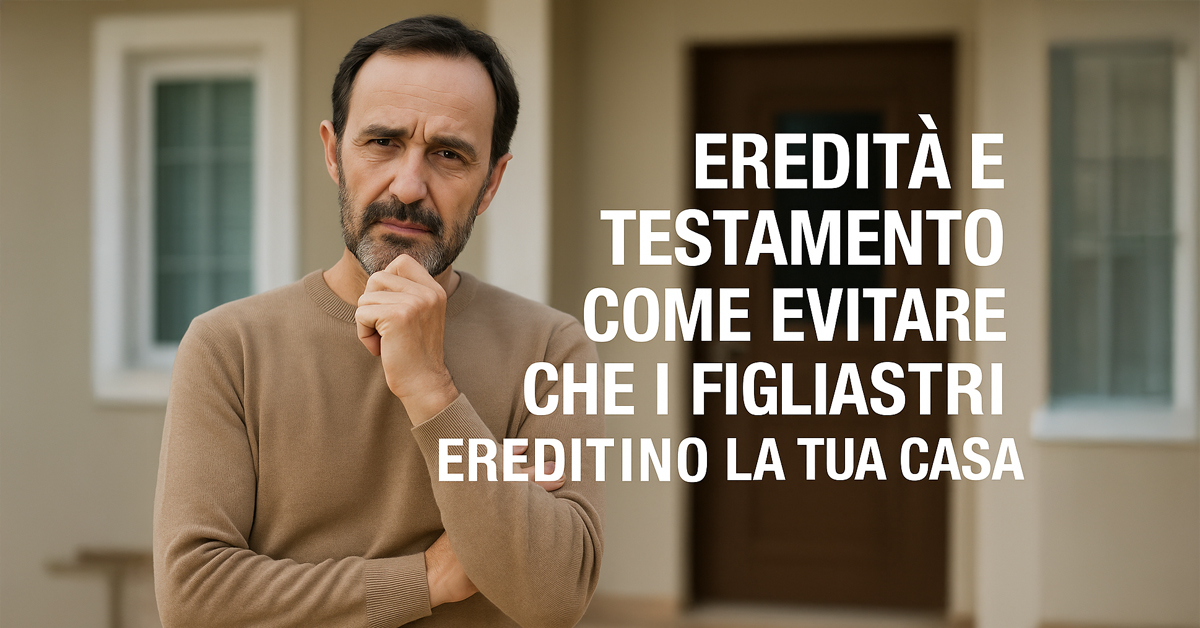 Eredità e testamento: come evitare che i figliastri ereditino la tua casa nel rispetto della legge
