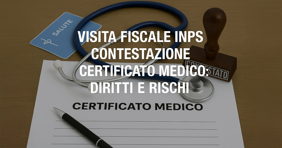 Visita fiscale INPS: il datore di lavoro può contestare il certificato medico? Ecco cosa sapere