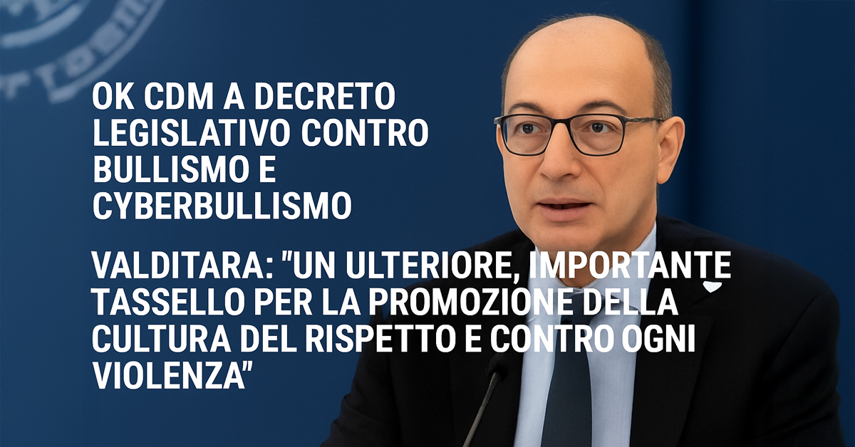 Approvato il decreto legislativo contro bullismo e cyberbullismo: nuove misure per la prevenzione e la tutela dei minori
