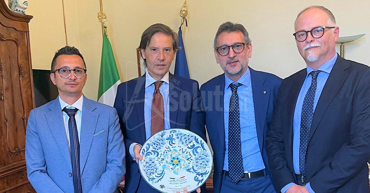 Sicurezza, legalità e sviluppo: Confcommercio Agrigento incontra il Prefetto Caccamo