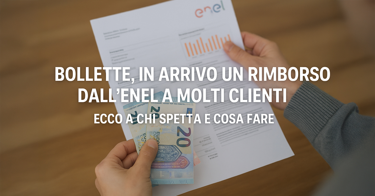 Rimborso bollette Enel 2025: chi ha diritto al risarcimento per i rincari non trasparenti