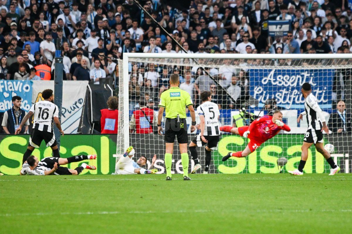 Vecino agguanta la Signora al 96°, all’Olimpico Lazio-Juve 1-1