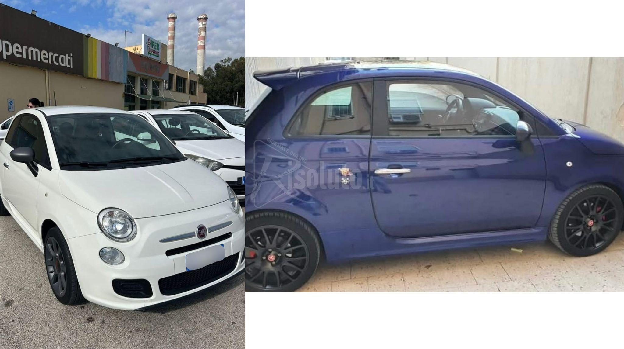 Due Fiat 500 rubate nella notte a Sciacca
