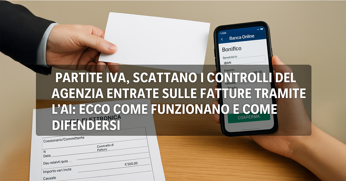 Partite IVA, scattano i controlli dell’Agenzia delle Entrate con l’AI: come funzionano e come proteggersi