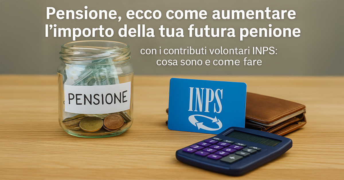Contributi volontari INPS: come aumentare la pensione futura e colmare i vuoti contributivi