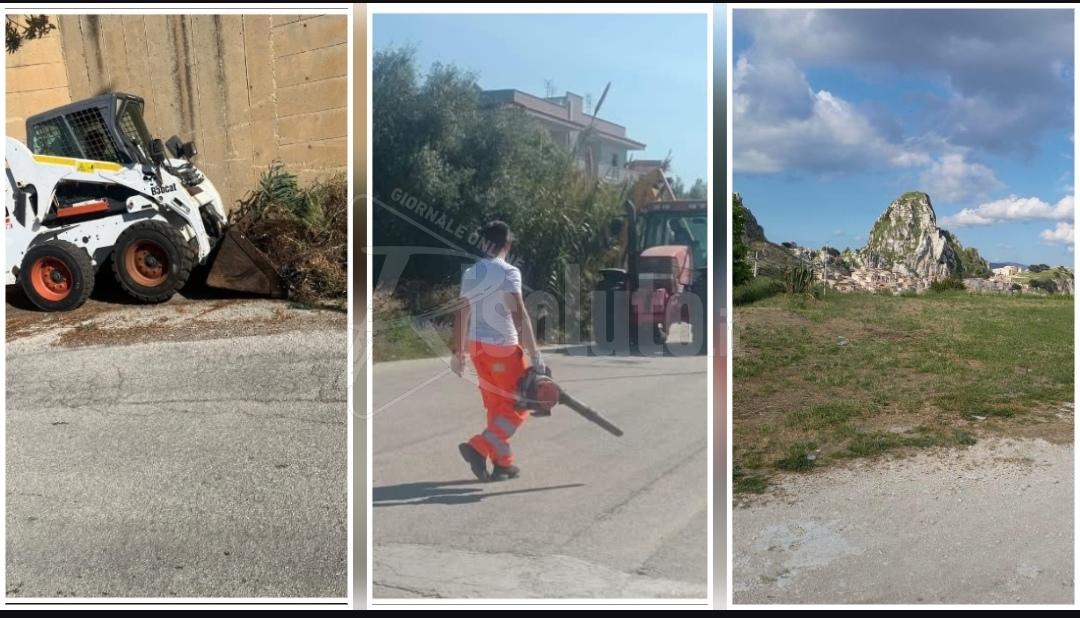 Pulizia cigli stradali, Sciacca e Caltabellotta più sicure