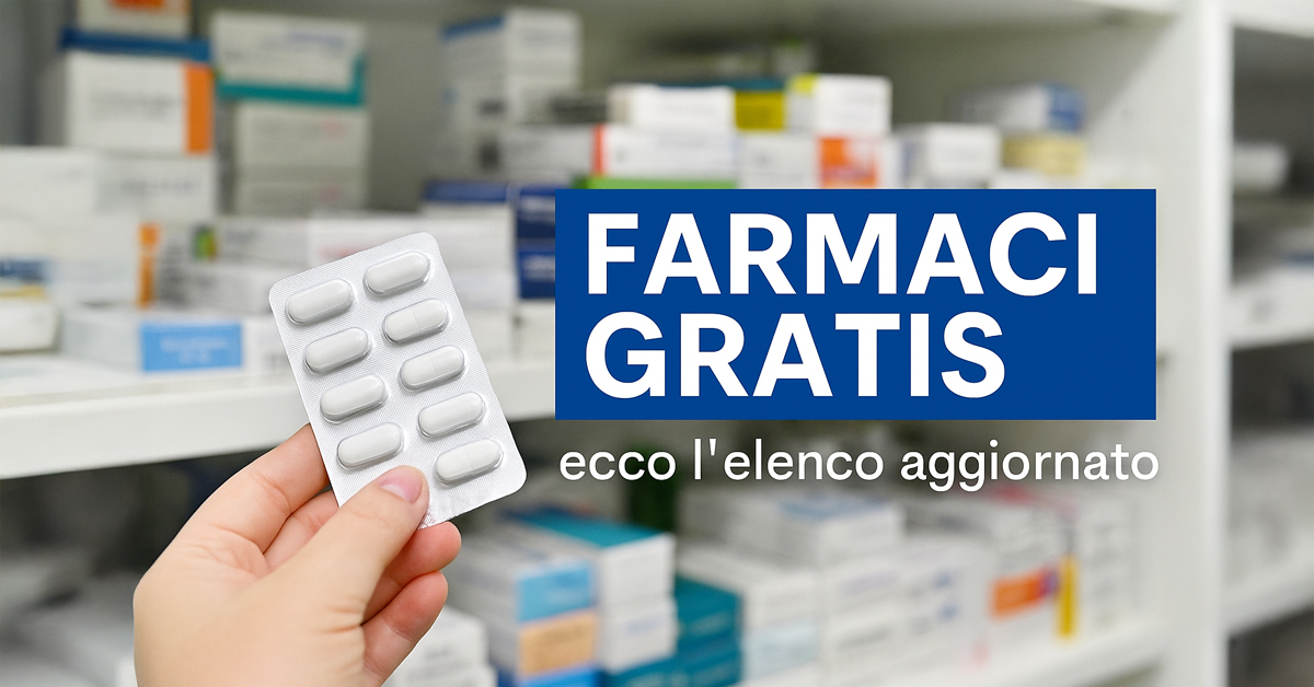 Farmaci gratis in farmacia 2025: l’elenco aggiornato, chi ha diritto e quando si applicano ticket o esenzioni