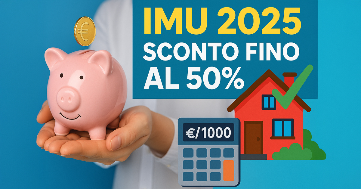 IMU 2025: sconto fino al 50% per i proprietari di immobili, ecco come ottenerlo entro il 16 giugno