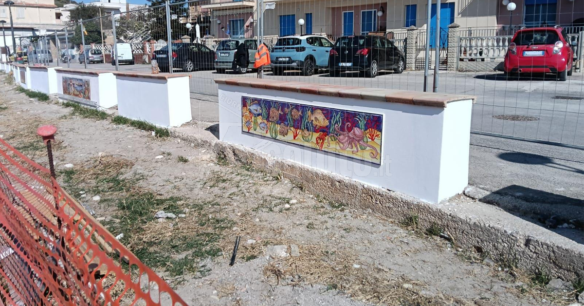 foto pannelli ceramica in contrada foggia a sciacca