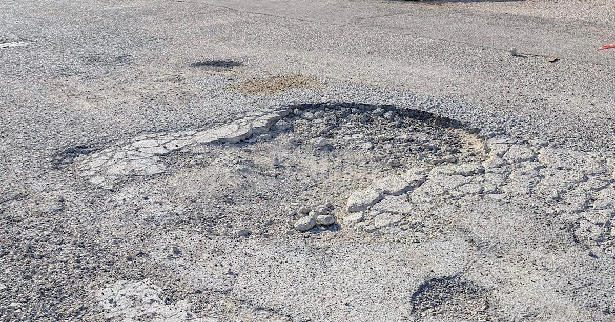 strade dissestate a Sciacca