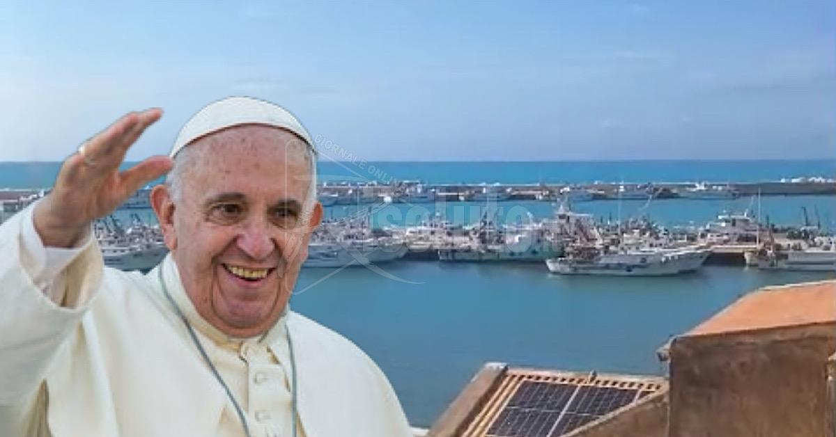 Sciacca, le sirene dei pescherecci salutano Papa Francesco (Video)