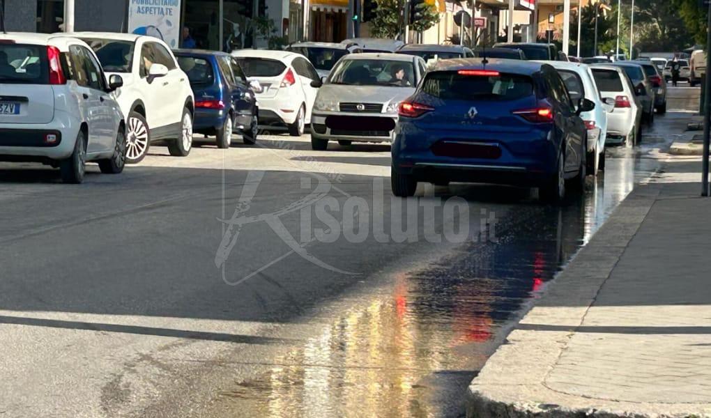 Perdite idriche senza fine a Sciacca
