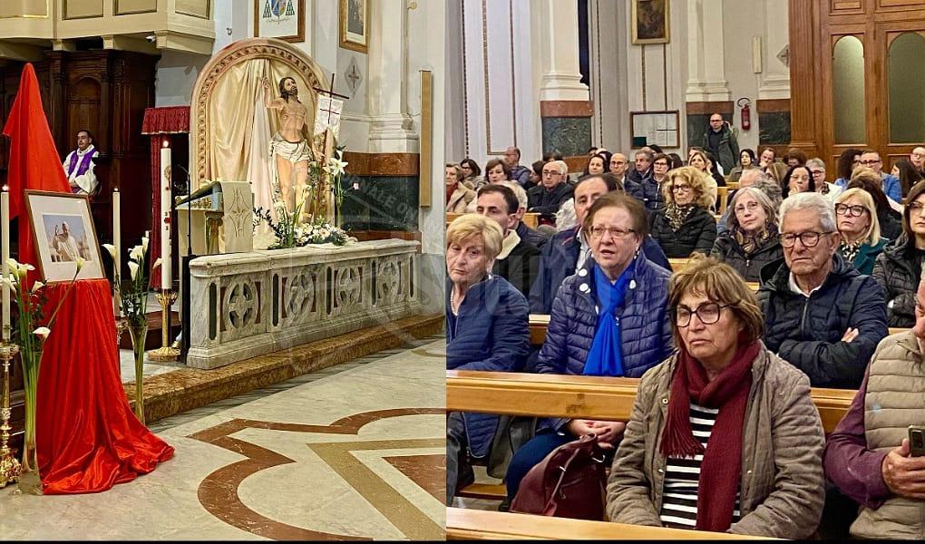 Fedeli in preghiera per papa Francesco anche a Sciacca, Veglia in chiesa Madre