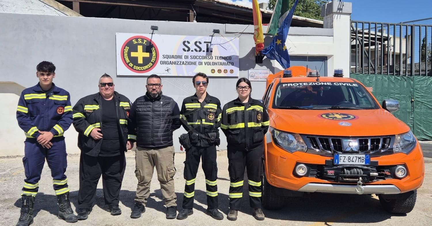 Volontari di Protezione civile di Sciacca in servizio ai funerali del Papa