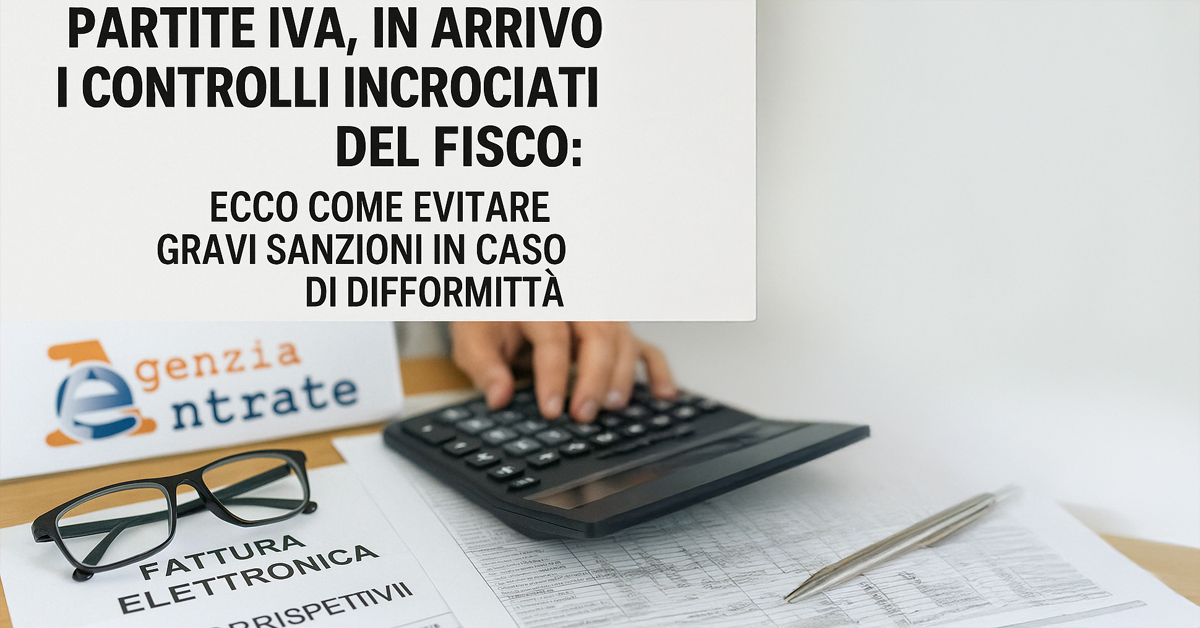 Partite IVA, scattano i controlli incrociati del Fisco: ecco come evitare sanzioni