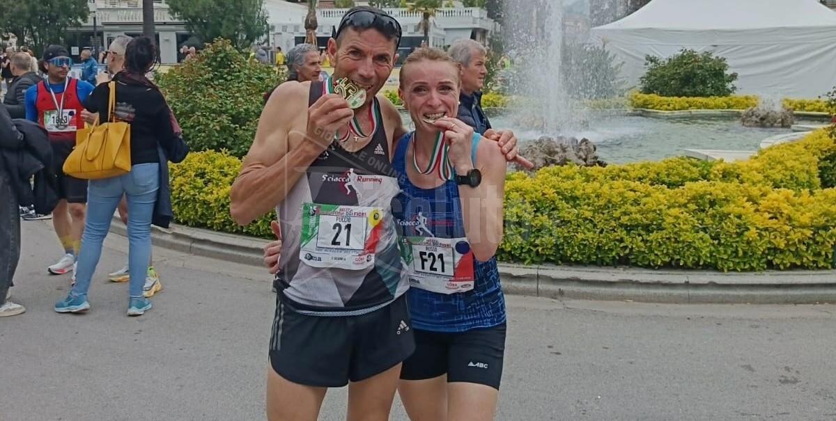 Terzo Puccio e quinta Russo della Sciacca Running ai nazionali di mezza maratona