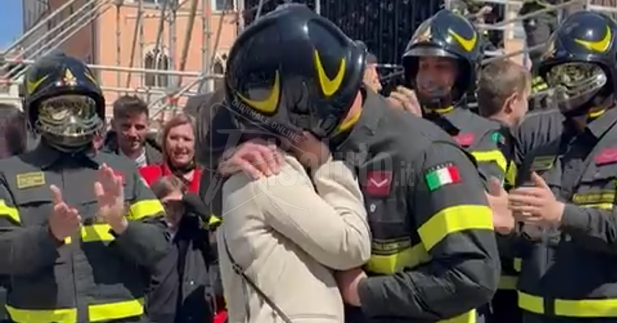 Il giuramento di Salvatore Costanzo di Menfi e poi la proposta di matrimonio a L’Aquila (Video)