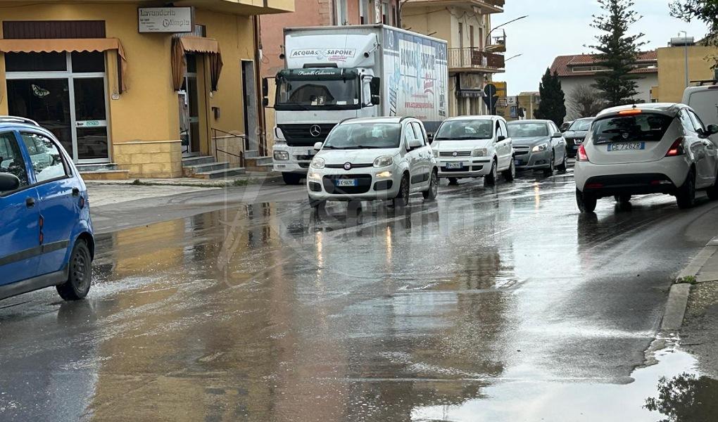 Piu' pressione e corso Miraglia alla Perriera si allaga