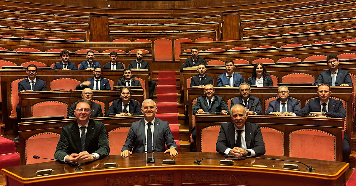 Gli arbitri di Agrigento ricevuti in Senato