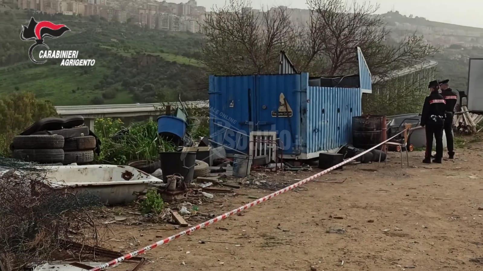 Gestiva una discarica abusiva in un'area comunale, denunciato agrigentino di 56 anni