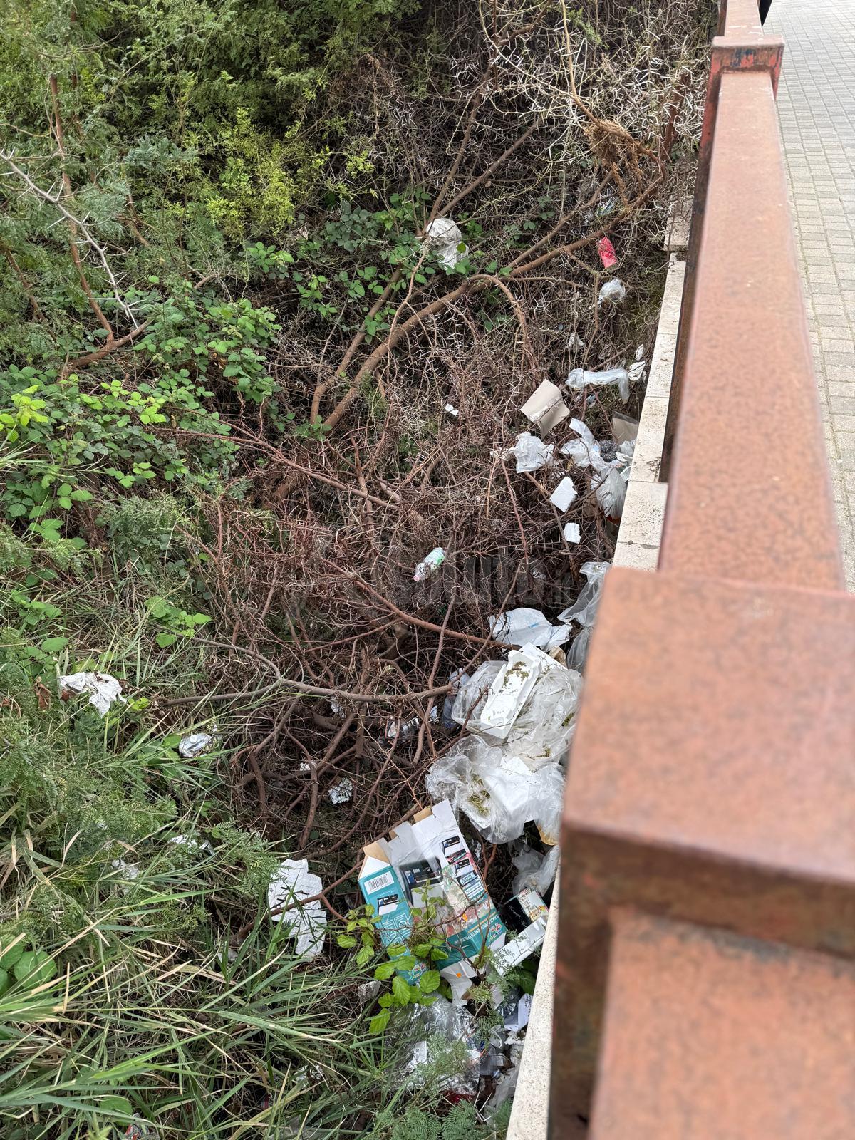 Post Carnevale, ancora sporcizia in strade della Perriera e al Belvedere di via Allende