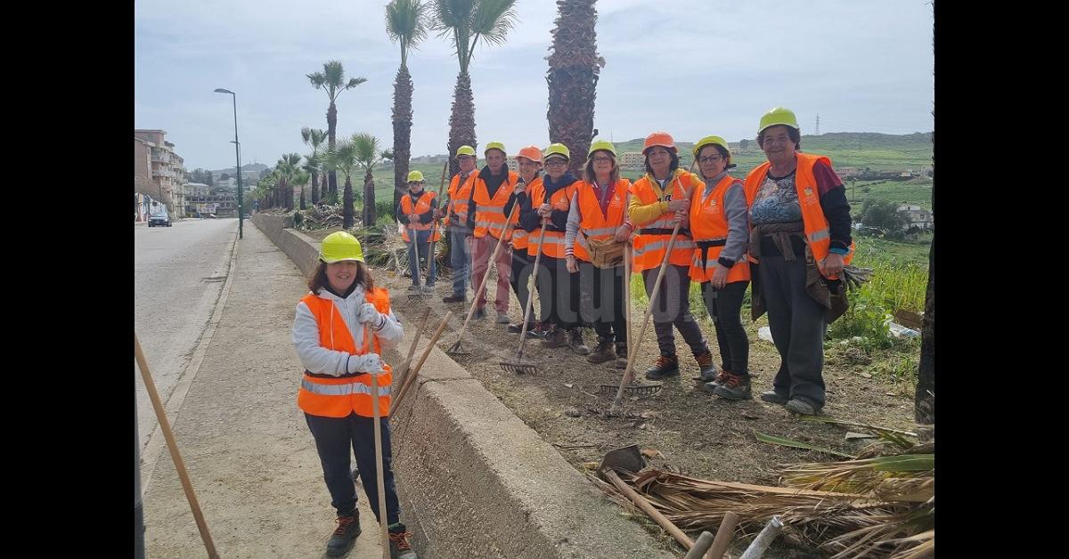 Forestali in azione per una Agrigento più verde e pulita