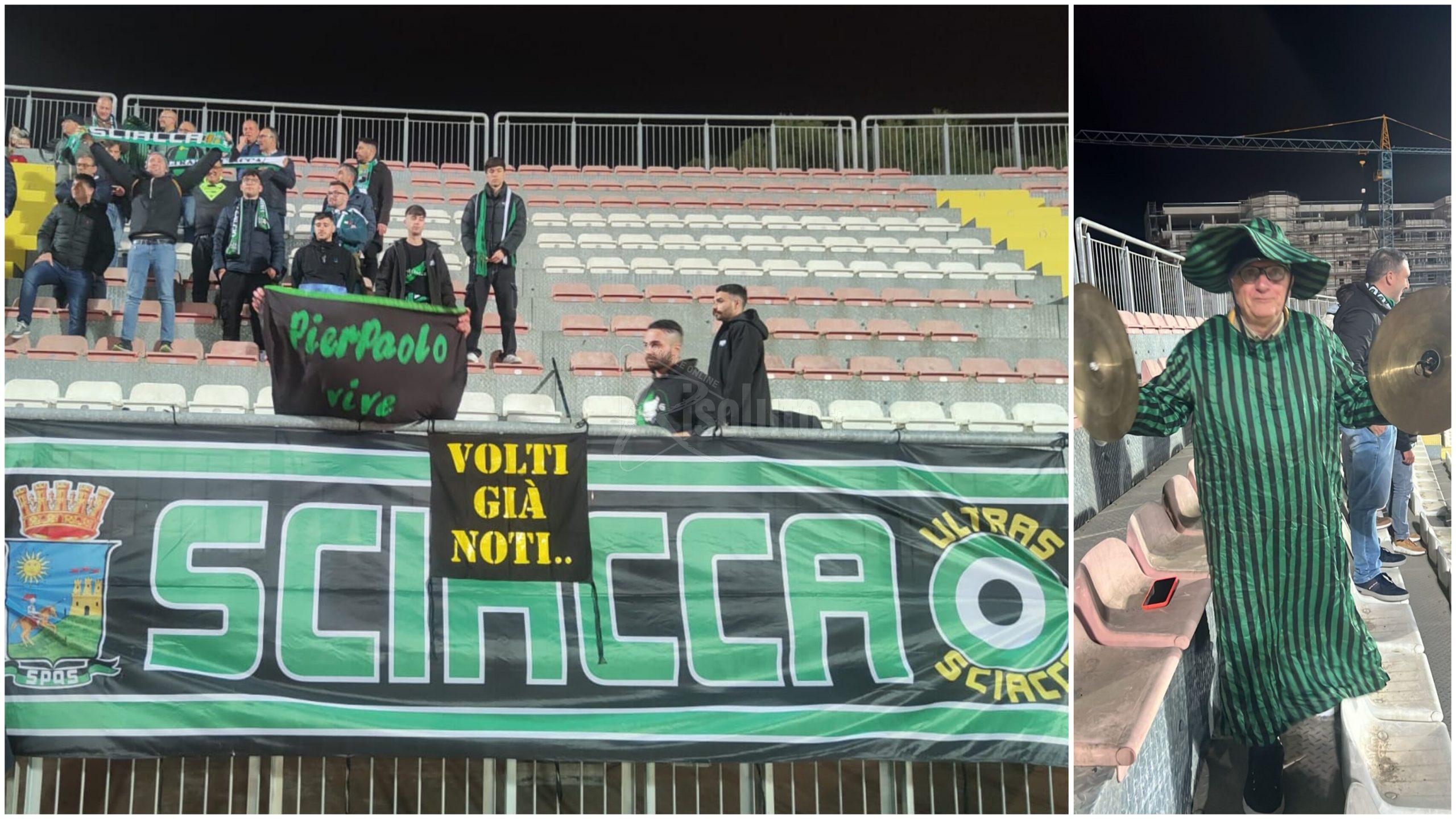 Sciacca in campo a Barletta, in tribuna spiccano i colori verdenero