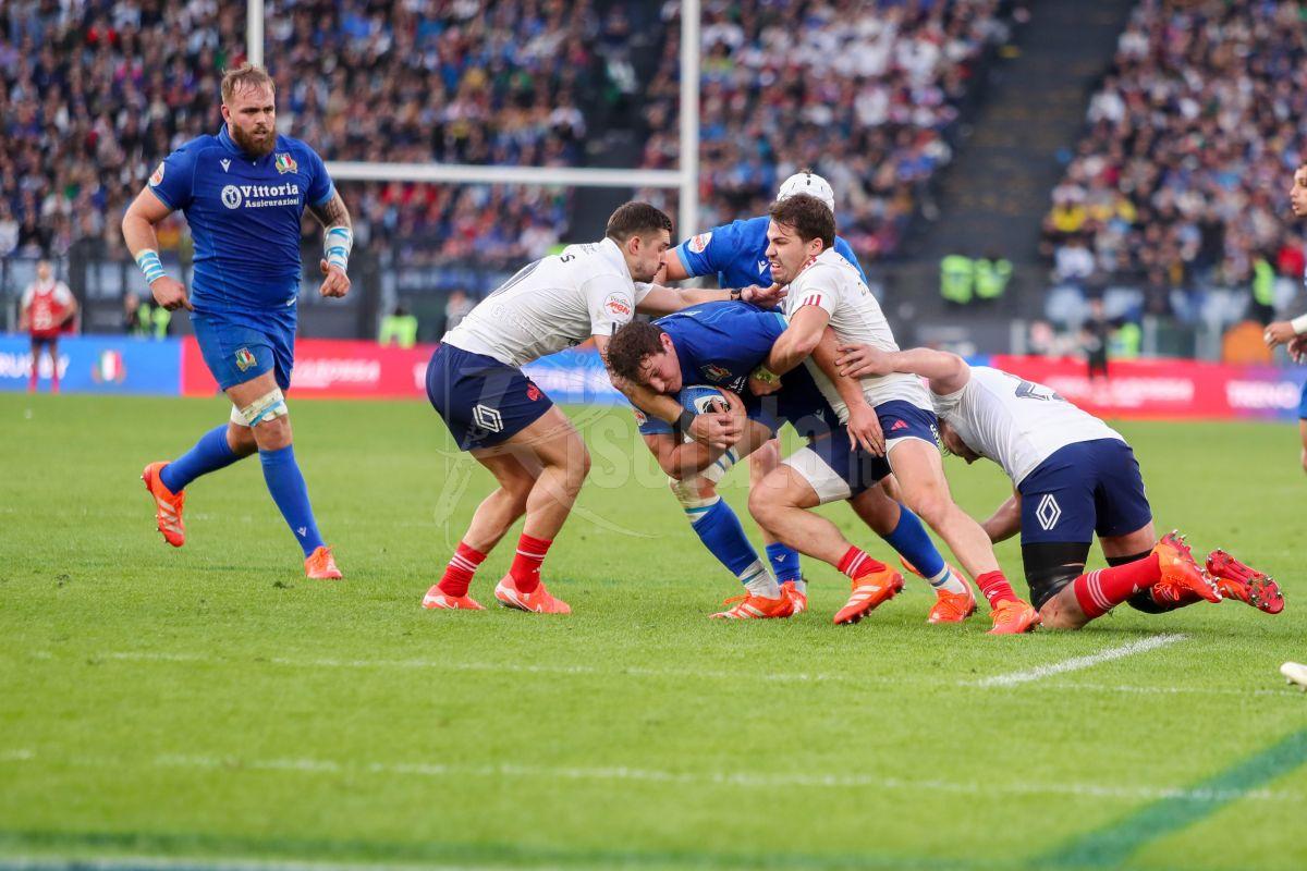 L’Italrugby crolla all’Olimpico contro la Francia