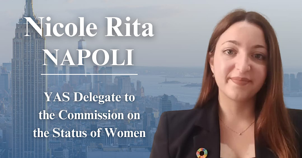Una giovane delegata italiana alla Commissione Onu sullo Status delle Donne