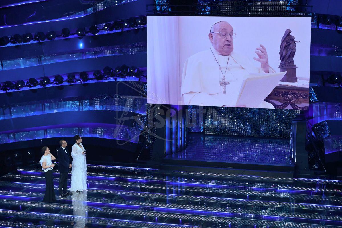Sanremo, videomessaggio del Papa “La musica è strumento di pace”