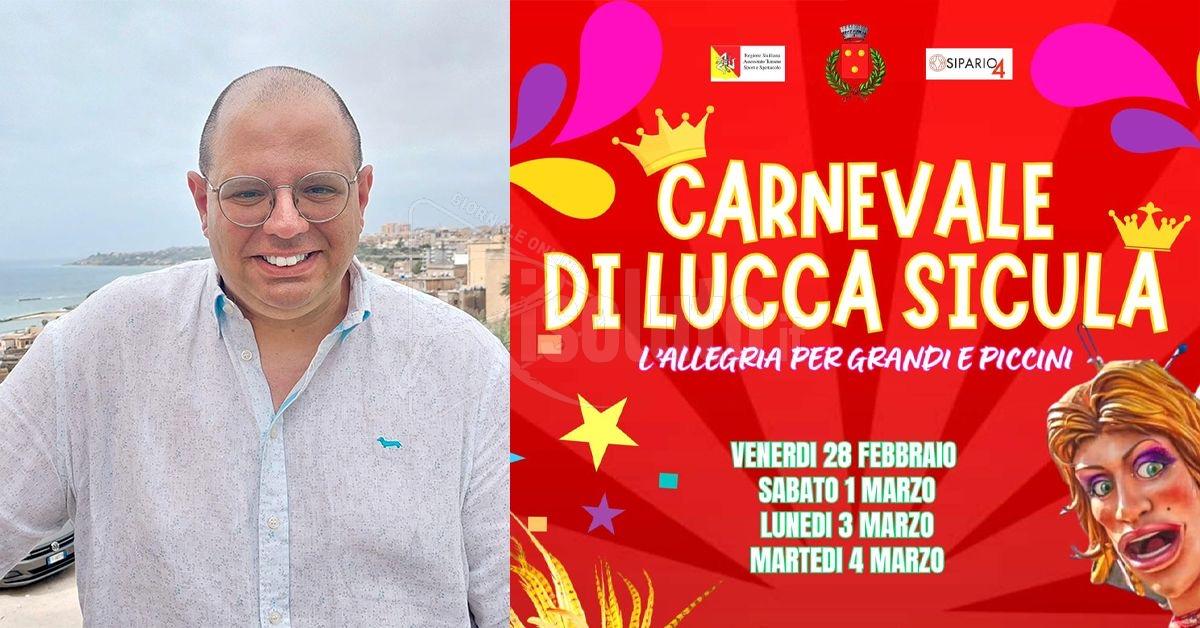 Carnevale, Monte direttore artistico a Lucca Sicula