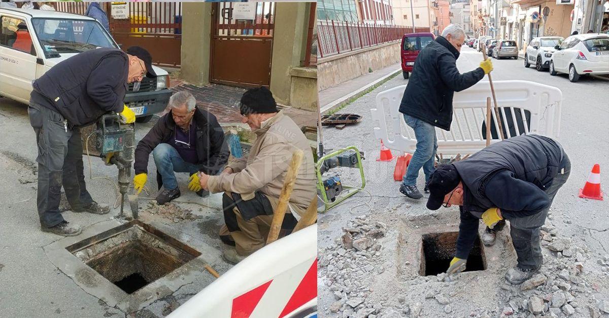 Sciacca, lavori in corso per la sicurezza stradale