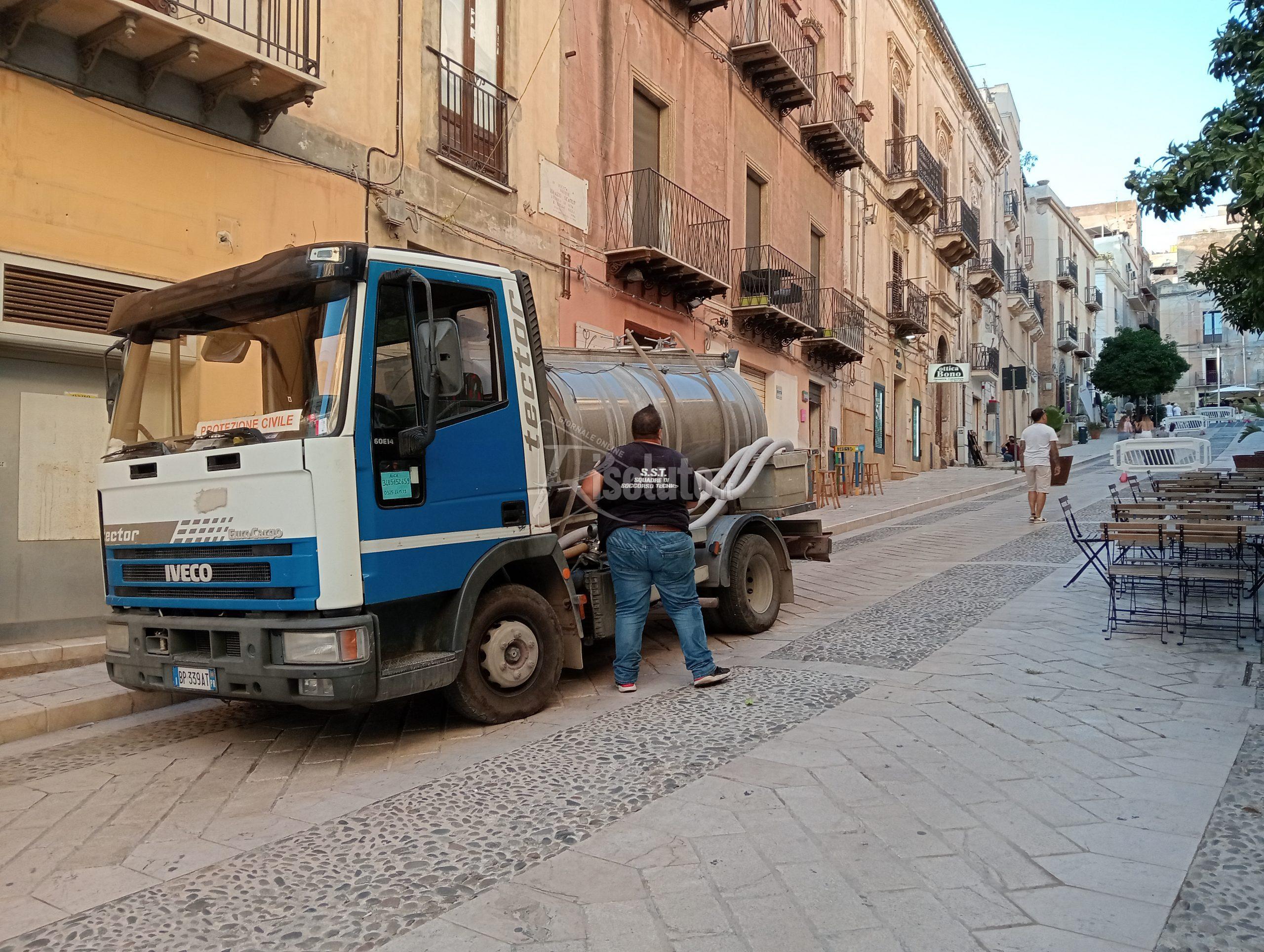 Crisi idrica a Sciacca, numero di emergenza e in campo Forestale e Protezione Civile