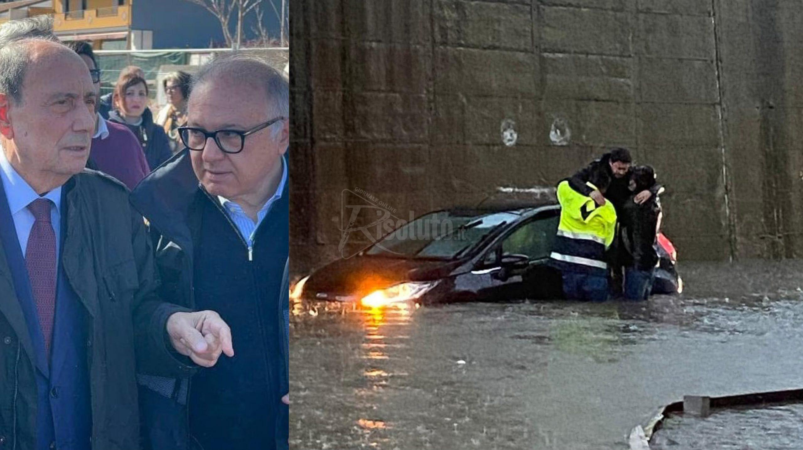 Messina in ginocchio per il maltempo, torrenti esondati e strade isolate