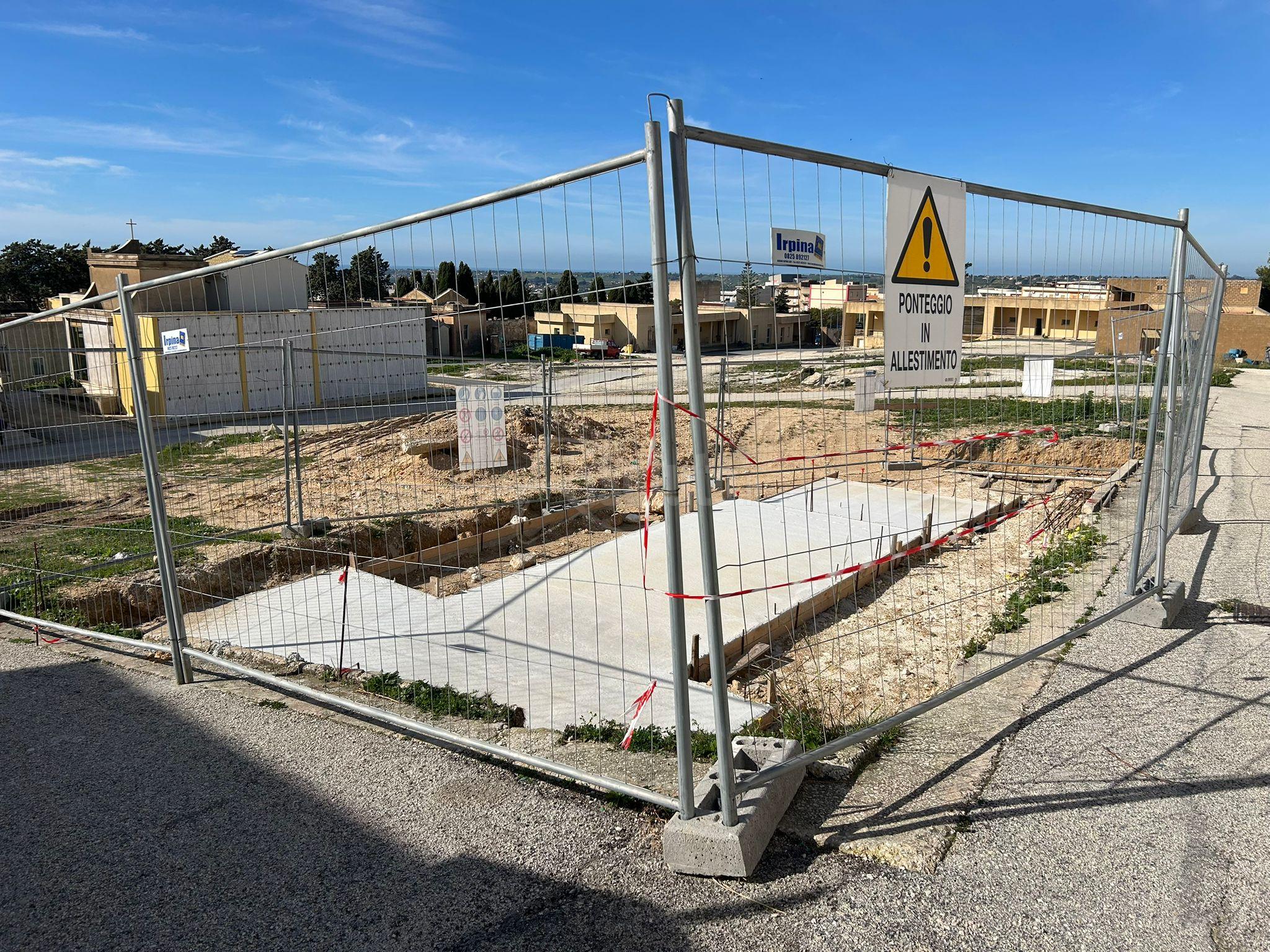 Mille nuovi loculi al cimitero di Sciacca, pubblicato l'avviso per l'individuazione della ditta