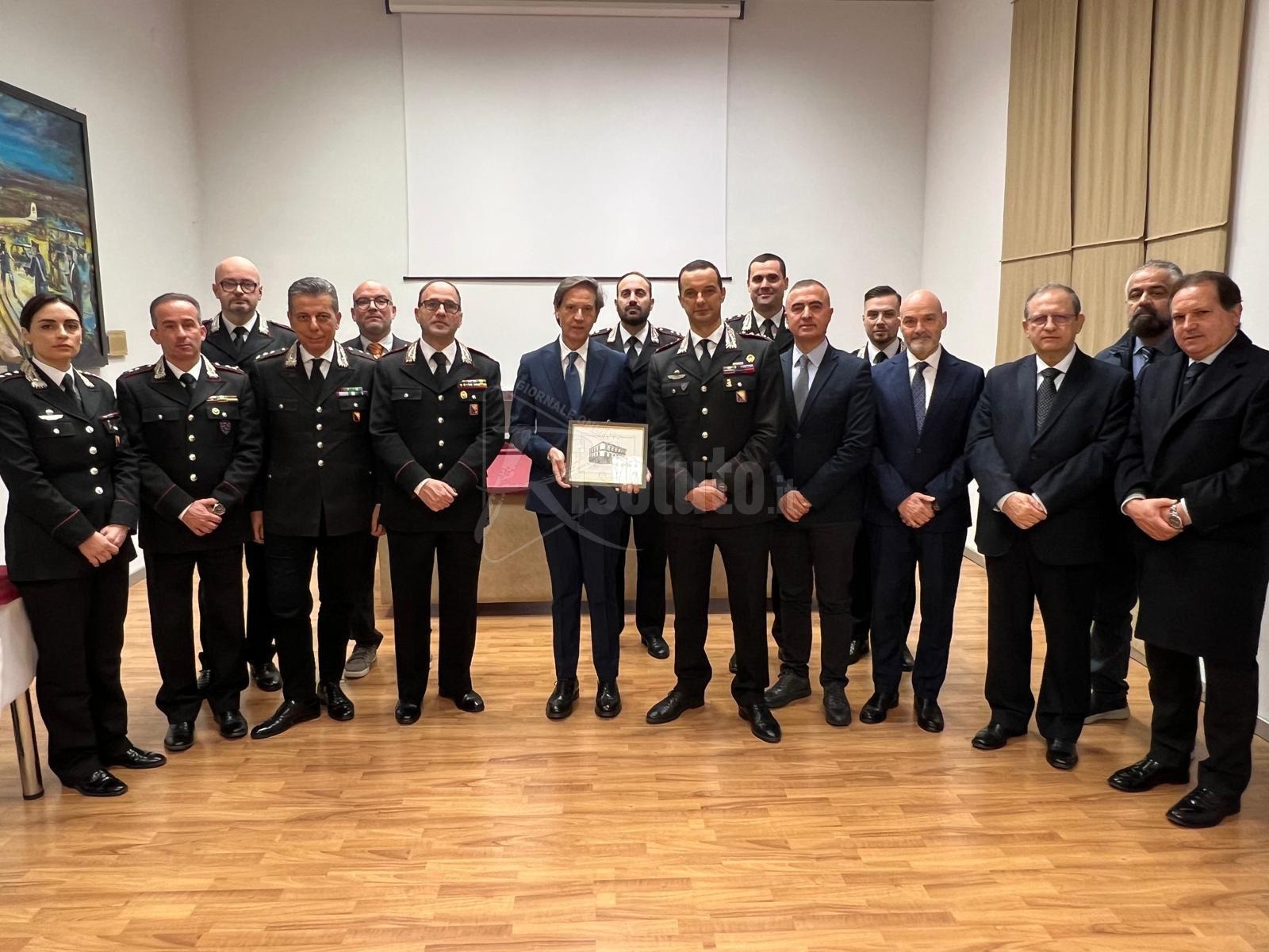 Il Prefetto di Agrigento in visita al Comando Provinciale dei Carabinieri