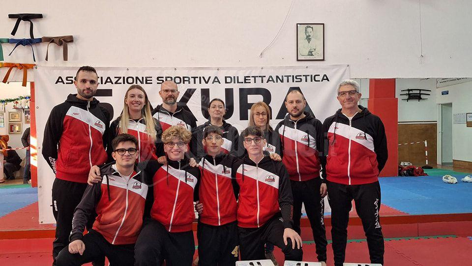 Trentatre' atleti della Sakura domani sul tatami della "Trinacria Cup 2025"